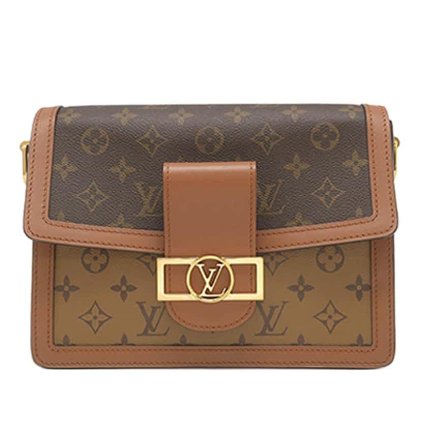 Louis Vuitton Monogram Reverse Dauphine MM Brown Very good condition - Front View