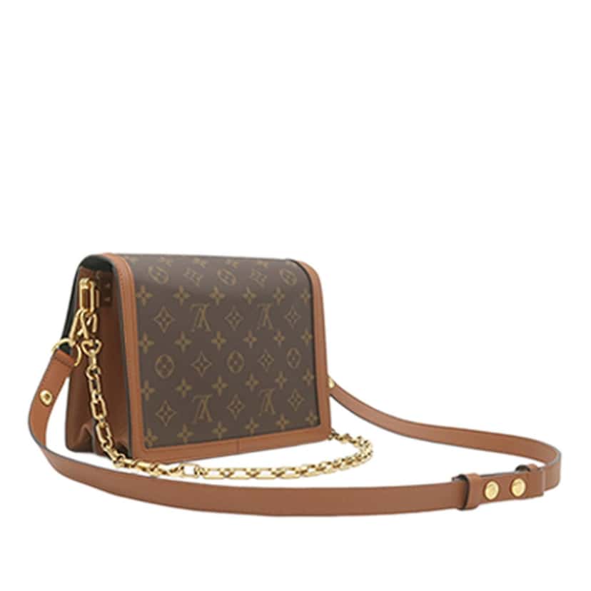 Louis Vuitton Monogram Reverse Dauphine MM Brown Very good condition - Back View