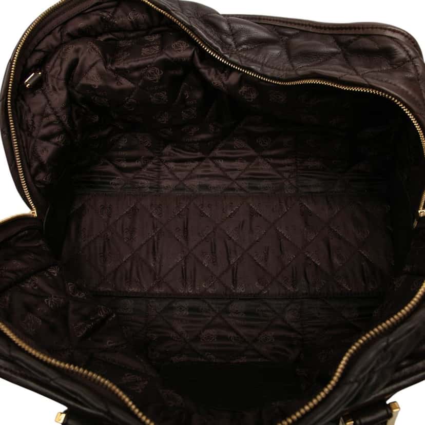 Loewe Quilted Leather Amazona 36 Brown Leather Very good condition - Model View