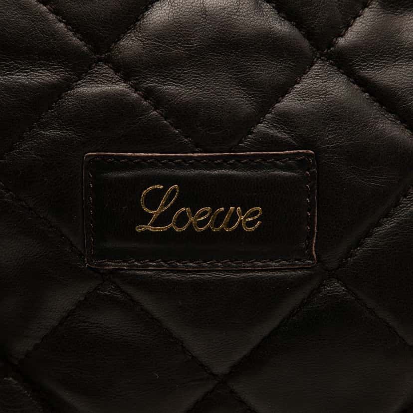 Loewe Quilted Leather Amazona 36 Brown Leather Very good condition - Box View