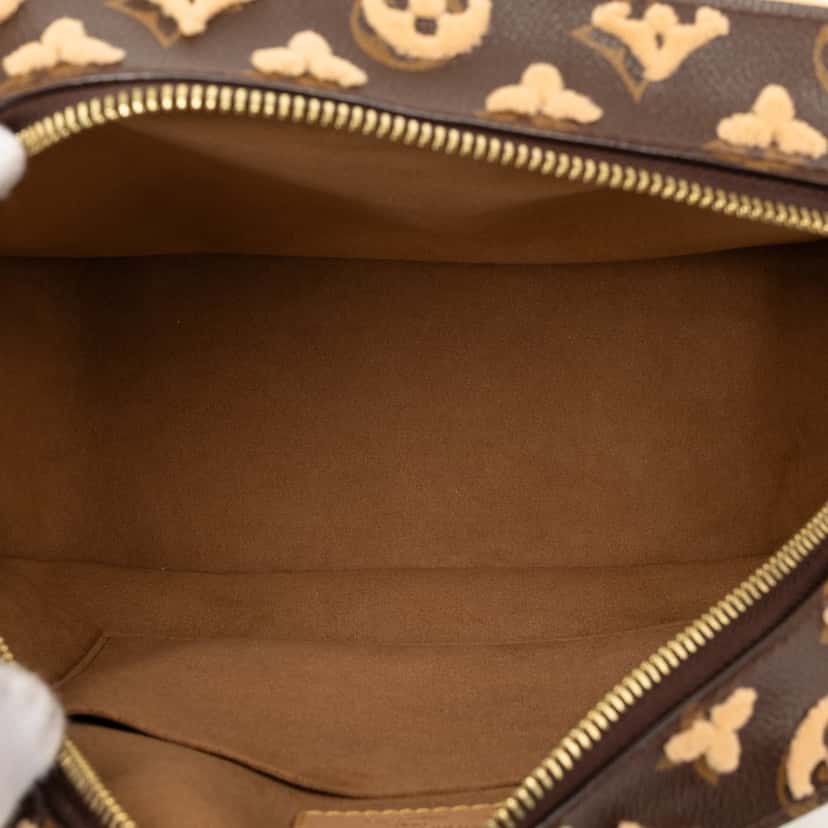 Louis Vuitton Monogram Tuffetage Deauville Cube Brown Very good condition - Model View
