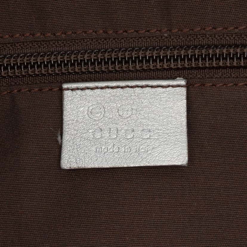 Gucci GG Canvas Tote Silver Very good condition - Box View