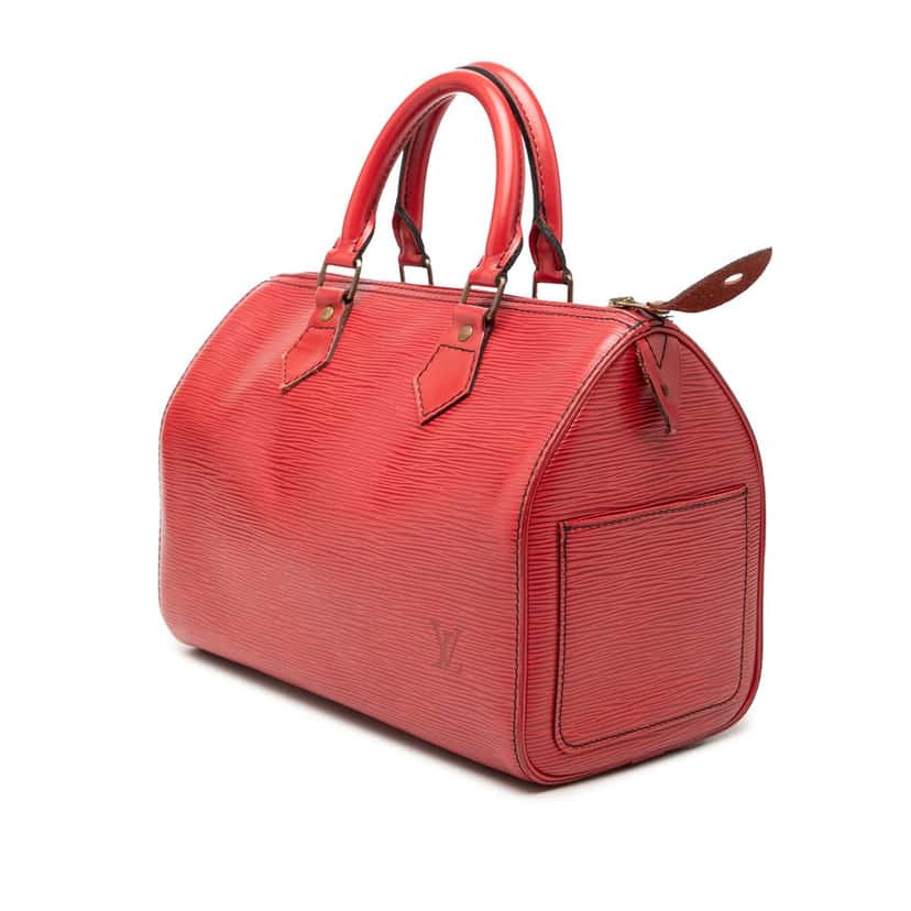 Louis Vuitton Epi Speedy 25 Red Leather Very good condition - Back View