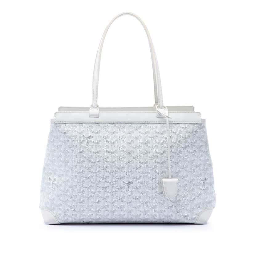 Goyard Goyardine Bellechasse PM White Very good condition - Front View