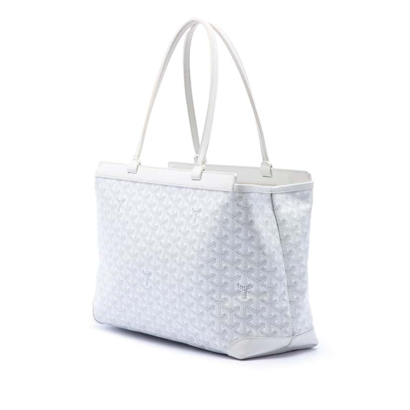 Goyard Goyardine Bellechasse PM White Very good condition - Back View
