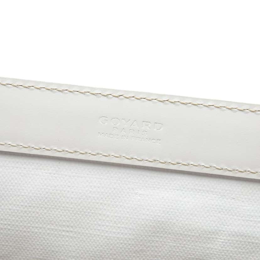 Goyard Goyardine Bellechasse PM White Very good condition - Box View