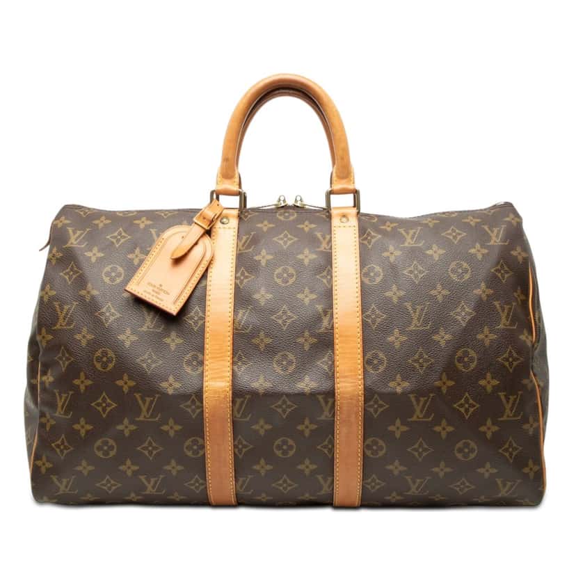 Louis Vuitton Monogram Keepall 45 Brown Very good condition - Front View