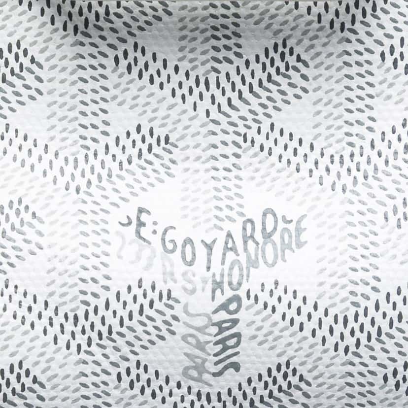 Goyard Mini Goyardine Saigon Souple White Very good condition - Box View