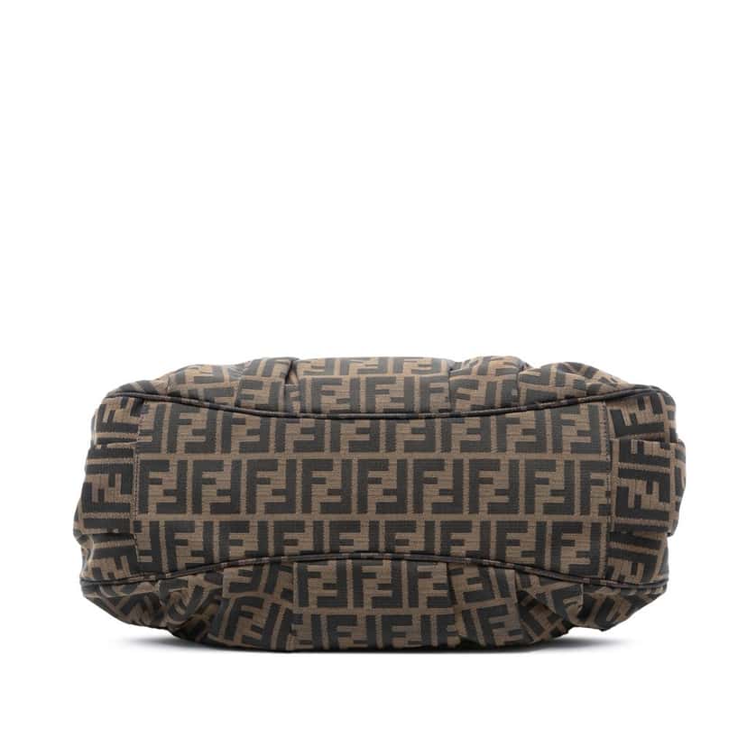 Fendi Large Zucca Canvas Mia Tote Brown Very good condition - Inside View