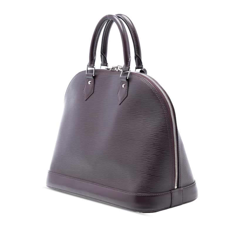 Louis Vuitton Epi Alma MM Purple Leather Very good condition - Back View