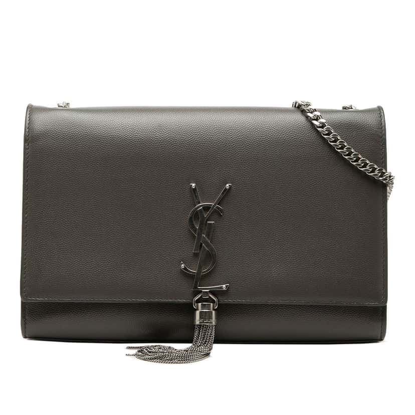 Saint Laurent Medium Grain de Poudre Monogram Kate Tassel Crossbody Other Leather Good condition - Front View