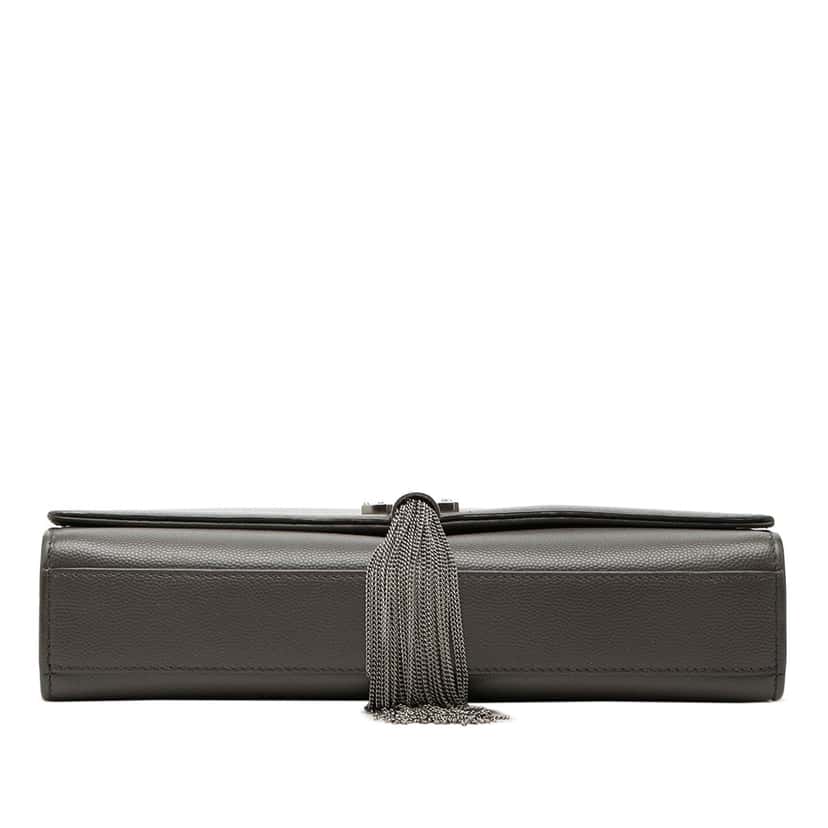 Saint Laurent Medium Grain de Poudre Monogram Kate Tassel Crossbody Other Leather Good condition - Inside View