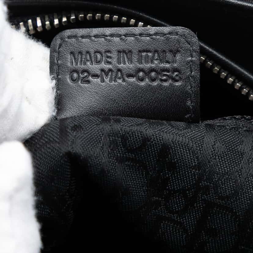 Dior Medium Suede Cannage Lady Dior Black Leather Very good condition - Box View