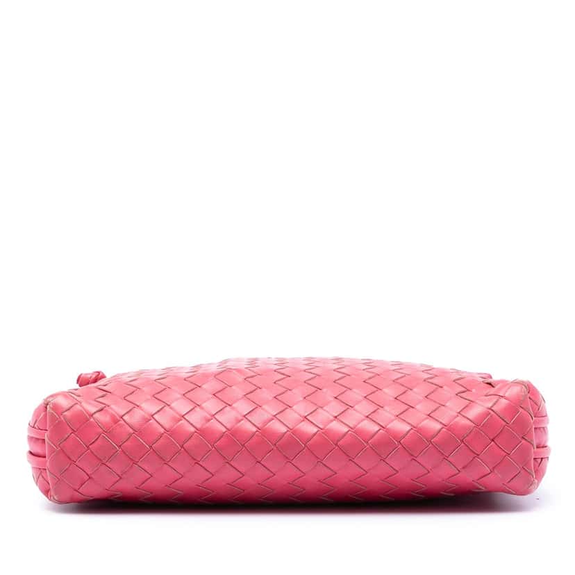 Bottega Veneta Nappa Intrecciato Nodini Crossbody Pink Leather Very good condition - Inside View