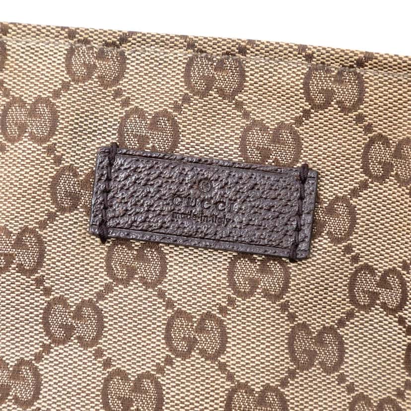 Gucci GG Canvas Web Vertical Tote Beige Very good condition - Box View