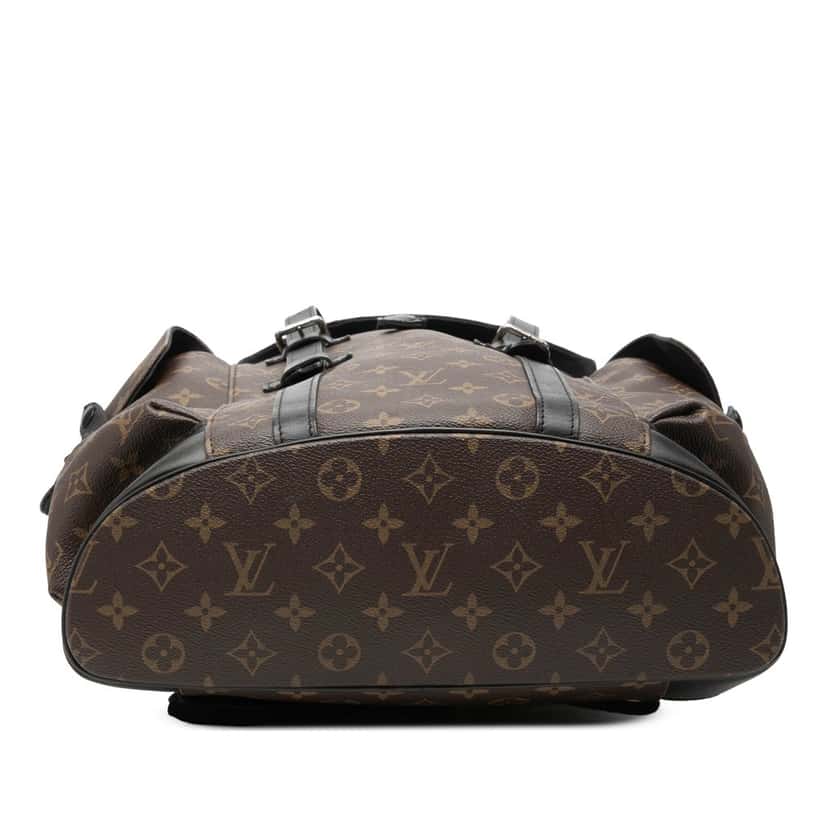 Louis Vuitton Monogram Macassar Christopher Backpack MM Brown Very good condition - Inside View