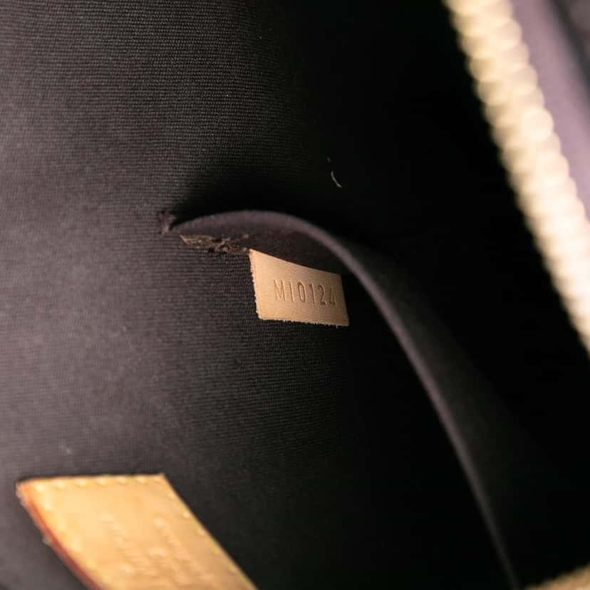 Louis Vuitton Monogram Vernis Alma BB Purple Leather Very good condition - Box View