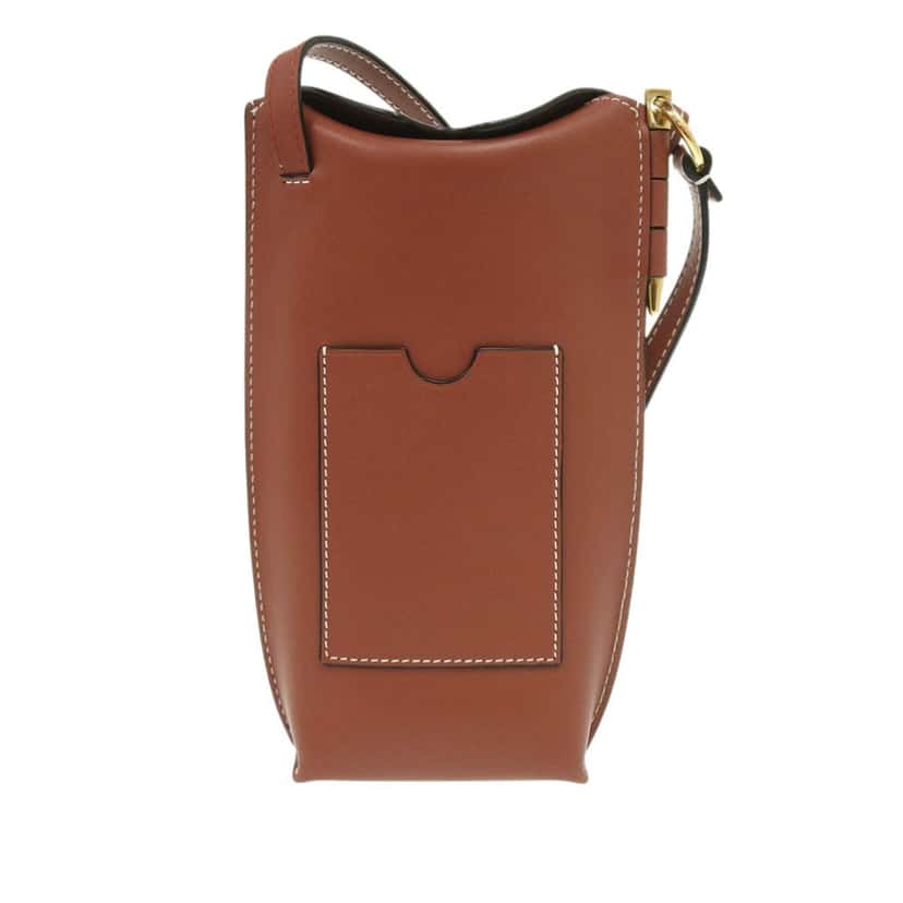 Loewe Leather Gate Pocket Crossbody Brown Leather Never worn - Front View