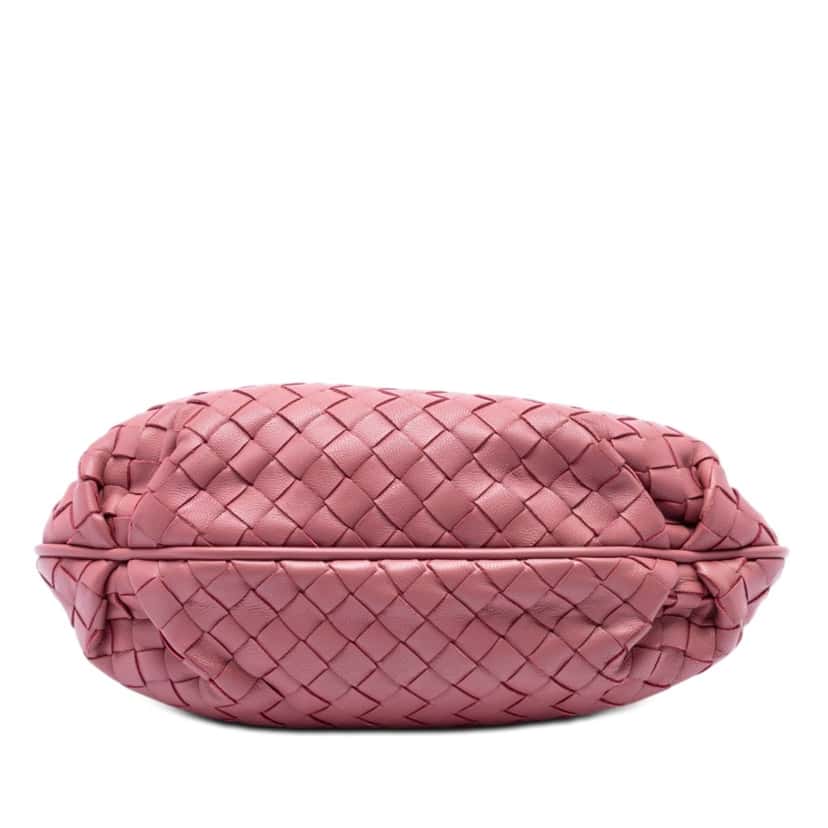 Bottega Veneta Nappa Intrecciato Crossbody Pink Leather Very good condition - Inside View