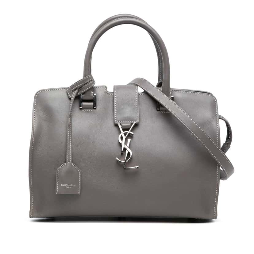 Saint Laurent Baby Leather Monogram Downtown Cabas Satchel Other Leather Very good condition - Front View