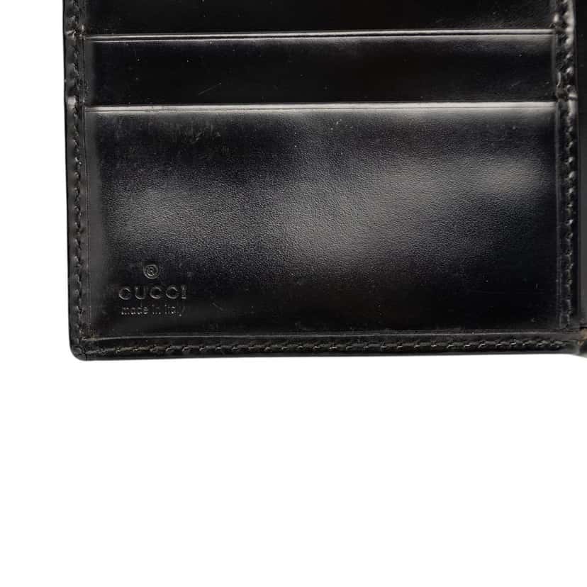 Gucci GG Imprime Bifold Wallet Black Very good condition - Box View