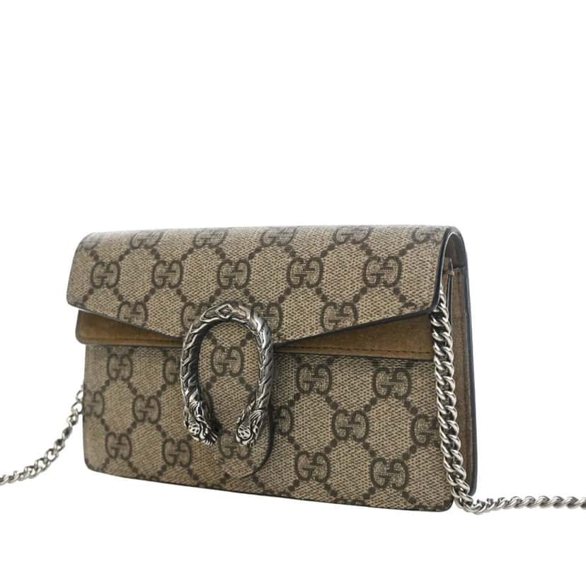 Gucci Mini GG Supreme Dionysus Crossbody Beige Very good condition - Box View