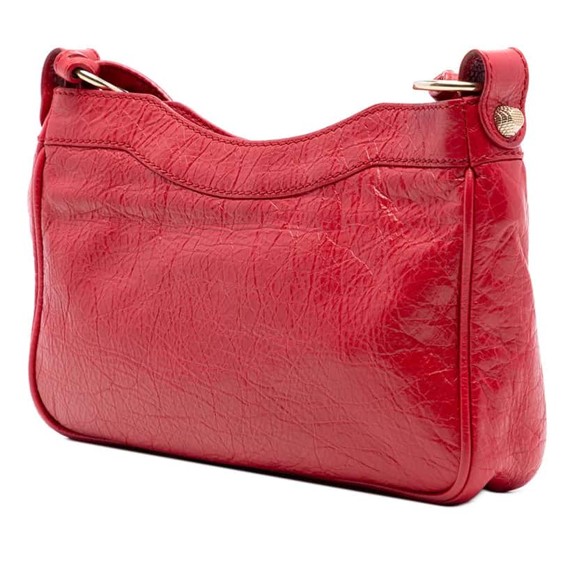 Balenciaga Lambskin Motocross Giant 12 Hip Crossbody Red Leather Very good condition - Back View