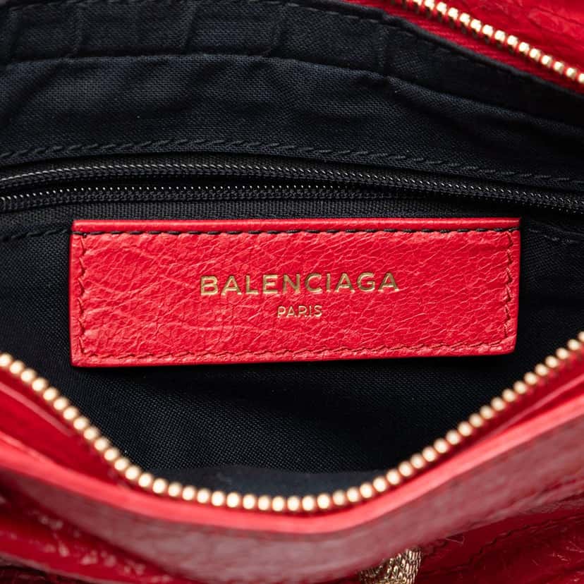 Balenciaga Lambskin Motocross Giant 12 Hip Crossbody Red Leather Very good condition - Box View