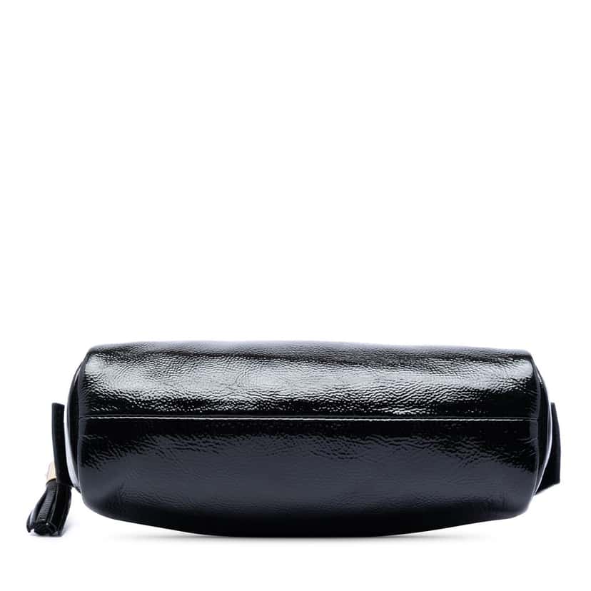 Gucci Patent Soho Cosmetic Pouch Black Leather Very good condition - Inside View