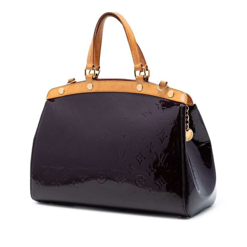 Louis Vuitton Monogram Vernis Brea MM Purple Leather Very good condition - Back View