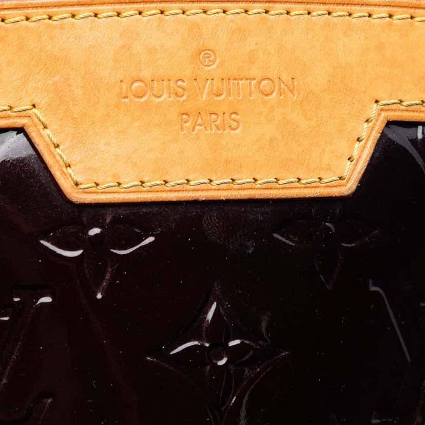 Louis Vuitton Monogram Vernis Brea MM Purple Leather Very good condition - Box View