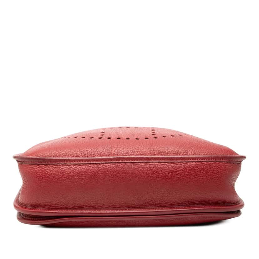 Hermès Clemence Evelyne II PM Red Leather Very good condition - Inside View