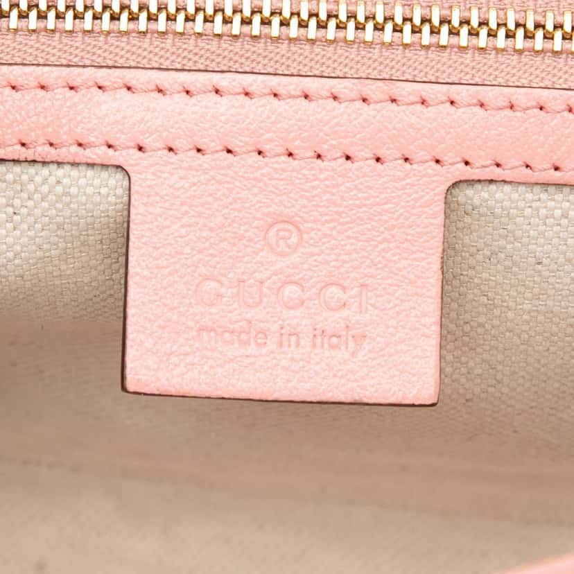 Gucci Medium GG Marmont Matelasse Diagonal Leather Torchon Shoulder Bag Red Leather Very good condition - Box View