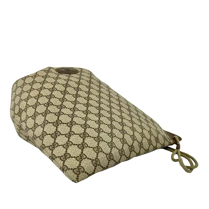 Gucci GG Supreme Drawstring Backpack Beige Very good condition - Inside View