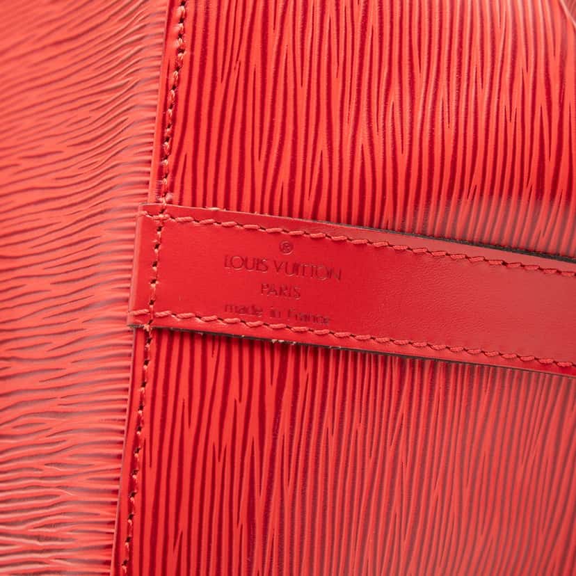 Louis Vuitton Epi Petit Noe Red Leather Very good condition - Box View