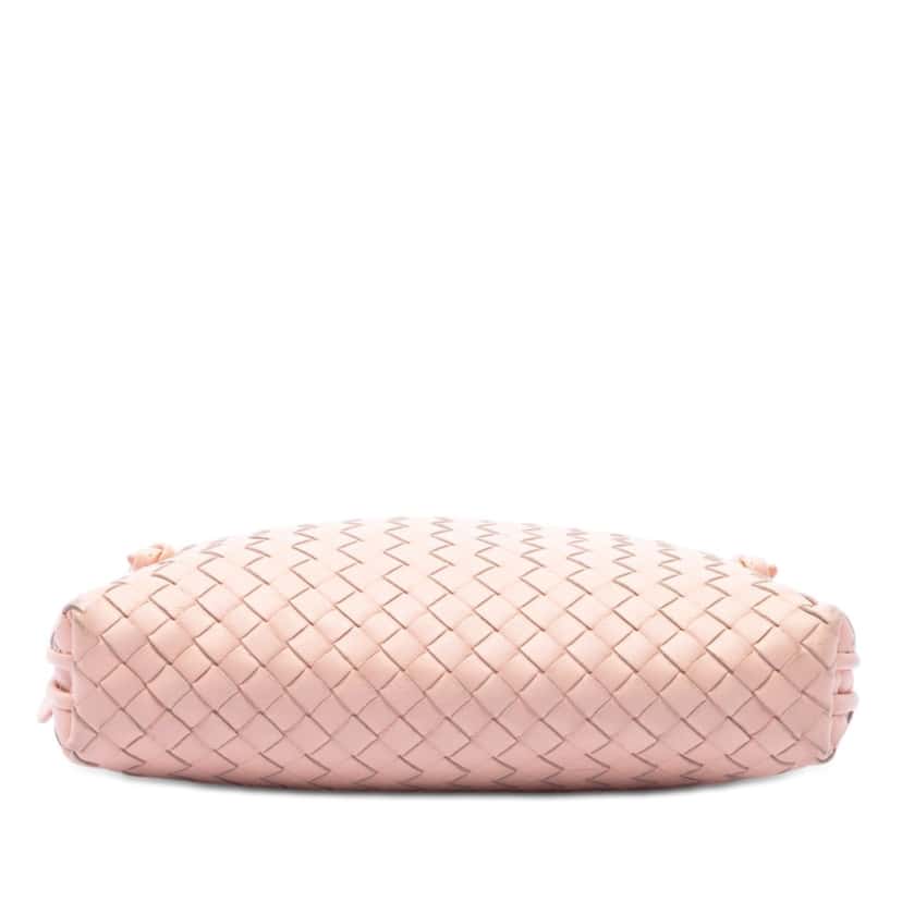Bottega Veneta Nappa Intrecciato Nodini Crossbody Pink Leather Very good condition - Inside View