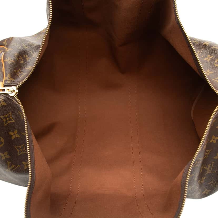 Louis Vuitton Monogram Keepall Bandouliere 60 Brown Good condition - Model View