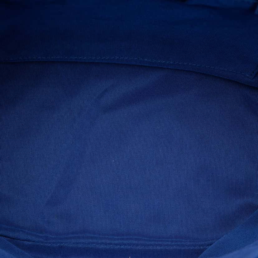 Chanel Large Quilted Lambskin Urban Spirit Backpack Blue Leather Very good condition - Model View