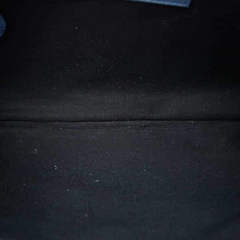 Balenciaga Lambskin Motocross Giant 12 Envelope Clutch With Strap Blue Leather Very good condition - Model View