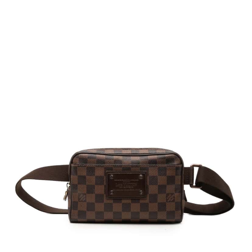 Louis Vuitton Damier Ebene Brooklyn Bum Bag Brown Good condition - Back View
