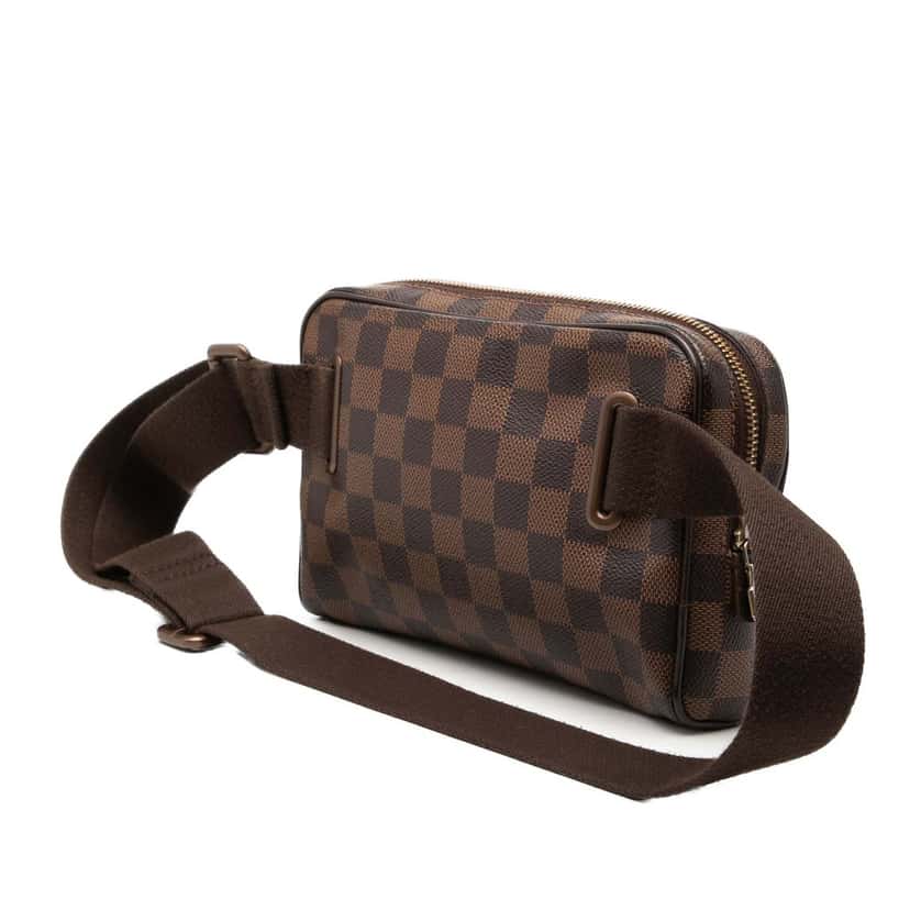 Louis Vuitton Damier Ebene Brooklyn Bum Bag Brown Good condition - Inside View