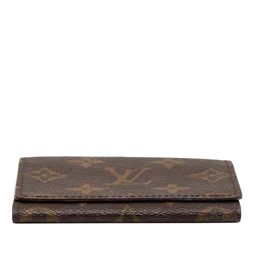 Louis Vuitton Monogram Envelope Business Card Holder Brown Very good condition - Inside View