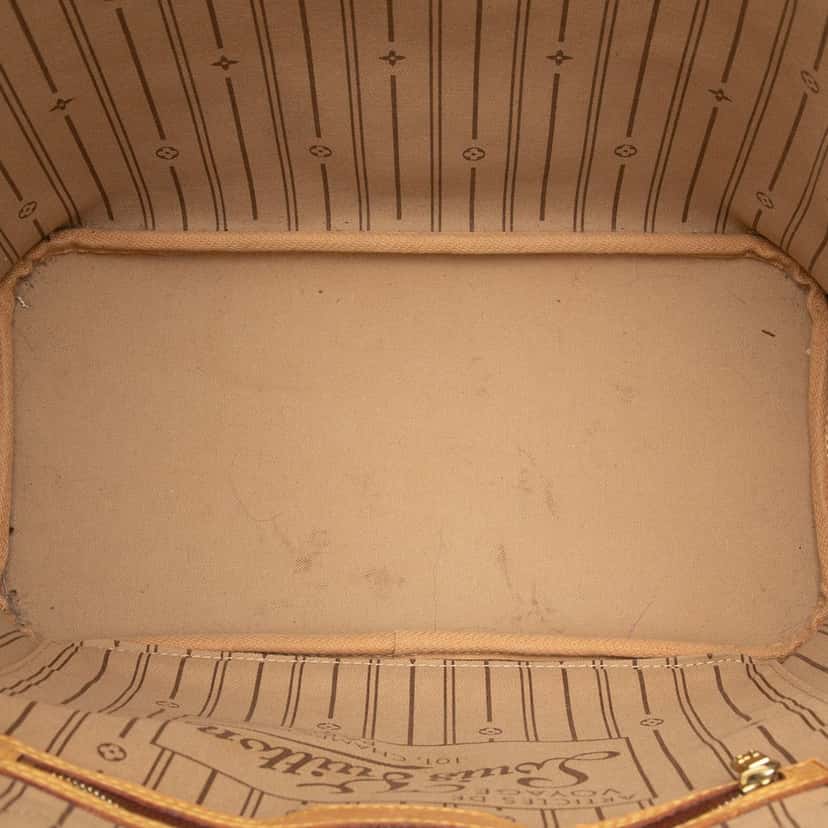 Louis Vuitton Monogram Neverfull MM Brown Good condition - Model View
