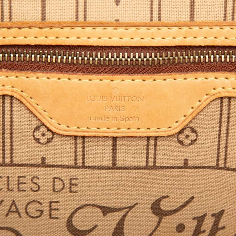 Louis Vuitton Monogram Neverfull MM Brown Good condition - Box View