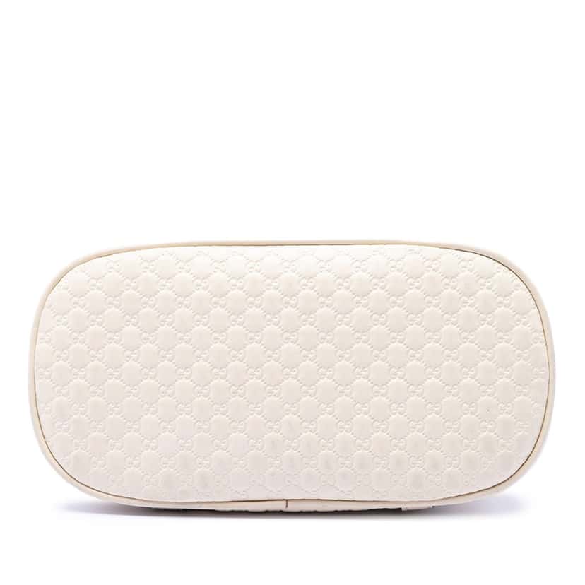 Gucci Mini Microguccissima Dome Satchel White Leather Very good condition - Inside View