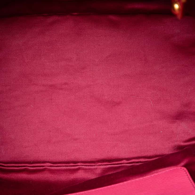 Miu Miu Vitello Phenix Satchel Pink Leather Very good condition - Model View