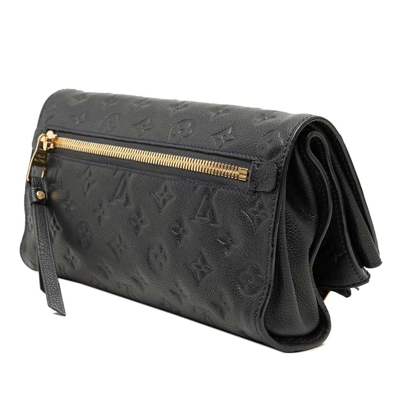 Louis Vuitton Monogram Empreinte Petillante Blue Leather Very good condition - Back View