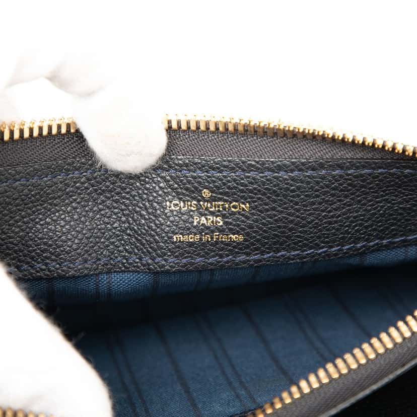 Louis Vuitton Monogram Empreinte Petillante Blue Leather Very good condition - Box View