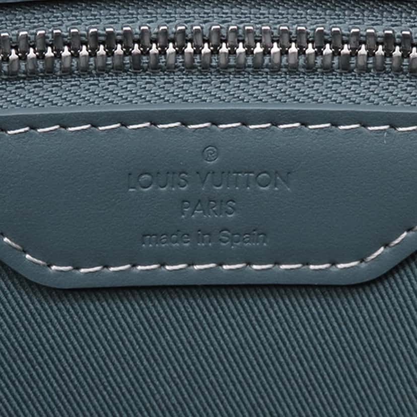 Louis Vuitton Monogram Washed Denim Weekend Tote Blue Very good condition - Box View