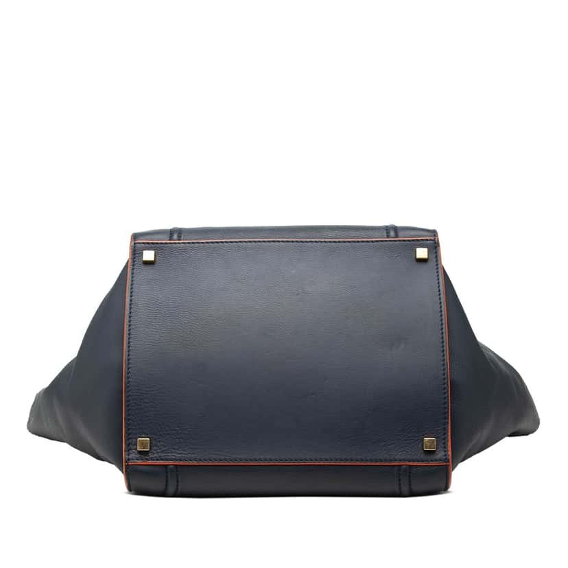 Celine Medium Leather Phantom Luggage Tote Blue Leather Very good condition - Inside View